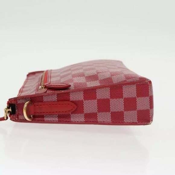 LOUIS VUITTON Damier Color Module Clutch Bag 2way Red - Picture 11 of 16